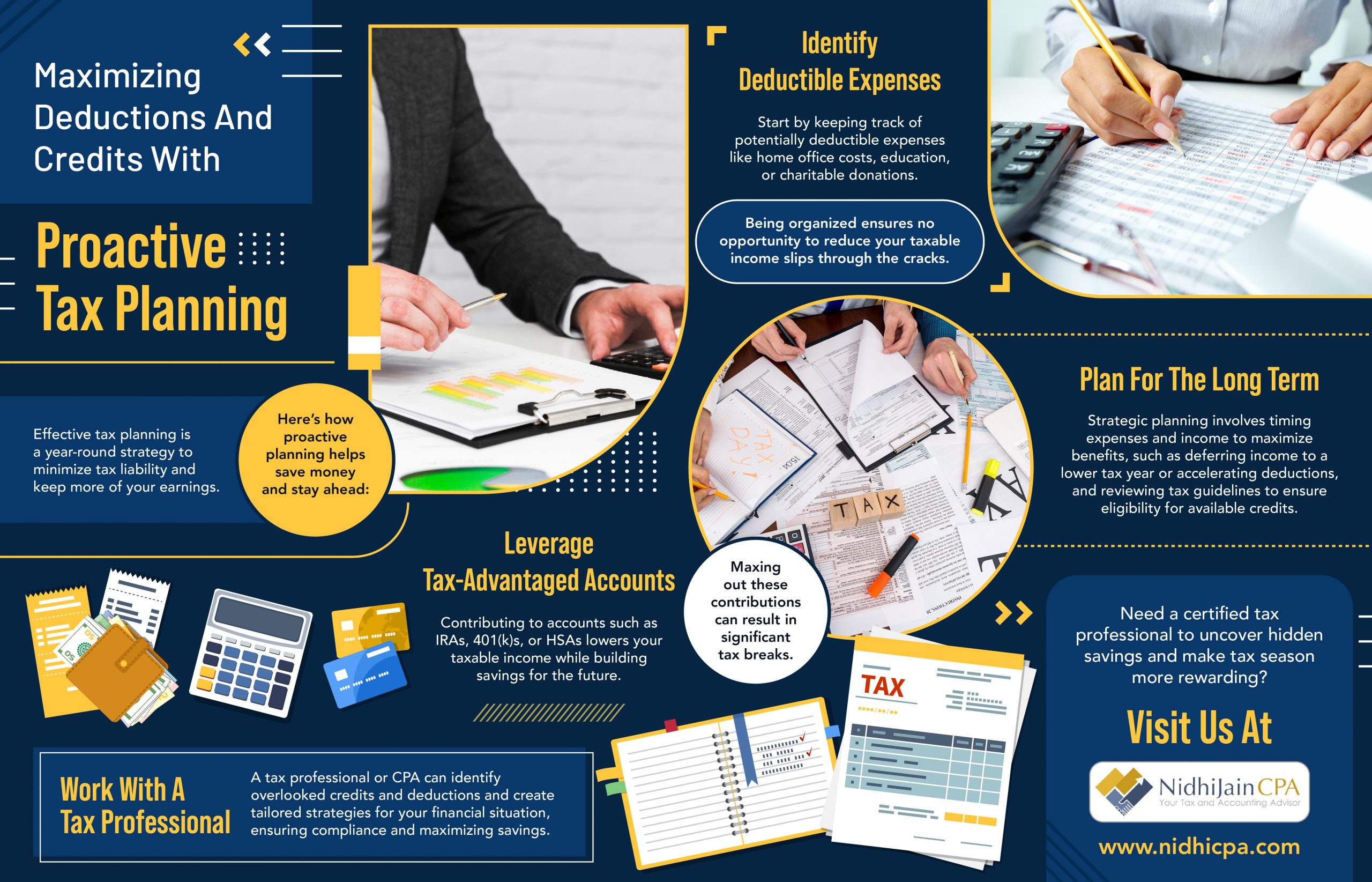 Maximizing Deductions And Credits With Proactive Tax Planning